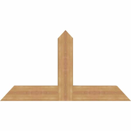 Ekena Millwork Portland Timber Gable Bracket, Western Red Cedar, 48"W x 26"H x 3 1/2"D x 5 1/2"F, 13/12 Pitch GBW048X26X0406POR00SWR